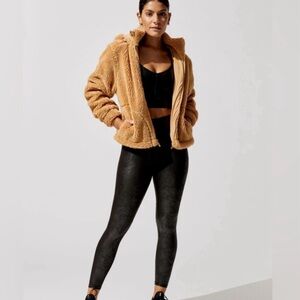 Carbon38 Camel Teddy Jacket